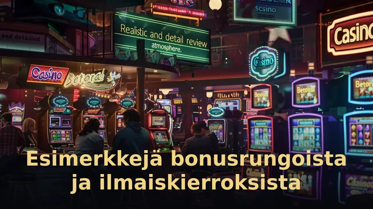 Esimerkkejä bonusrungoista ja ilmaiskierroksista